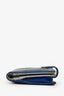 Pre-loved Chanel™ 2012/13 Blue Lambskin Camellia Bi-Fold Wallet
