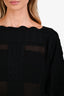 Etoile Isabel Marant Black Lace Details Top Size 36