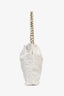 Pre-loved Chanel™ White Lambskin 22 Medium Hobo Bag with Pouch