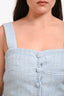 Jason Wu Blue/White Tweed Tank Top and Pants Set Size 8