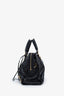 Balenciaga Black Leather Classic Motocross Medium City Bag with Strap