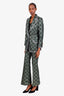 Gucci Green GG Jacquard Two-Piece Suit Size 42/38