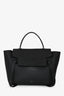Celine Black Grained Leather Mini Belt Bag