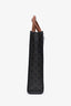 Celine Brown Canvas Leather Triomphe Vertical Cabas Tote With Strap