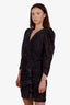 Ba&sh Black/White Polka Dot Sheer Mini Dress Size M