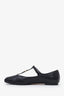Ballerines plates Marcie en cuir noir Chloé, pointure 40