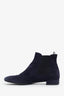 Prada Purple Suede Square Toe Ankle Boots Size 36