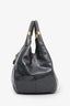 Jimmy Choo Grey Patent and Suede Top Handle Bag
