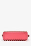 Valentino Pink Leather Rockstud Camera Bag