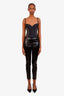 Moschino Cheap and Chic Satin Skinny Trousers Size 6