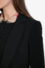 Sportmax Code Black Knit Sleeve Open Front Blazer Estimated Size S