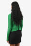 Jacquemus Green Rib Knit La Maille Pralu Longue Cardigan Size 36