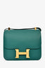 Hermès 2017 Green Epsom Leather Constance 24 Gold Hardware