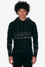 Saint Laurent 2019 Black Paisley Hoodie Print Hoodie Size S Mens