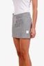 Pre-loved Chanel™ Sport Spring Summer 2005 Grey CC Mini Sweat Skirt Size 40