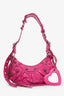 Balenciaga Pink Leather Le Cagole XS Shoulder Bag
