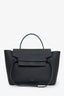 Celine Black Leather Mini Belt Bag With Strap