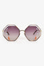 Chloe Tortoise Octagon '132' Sunglasses