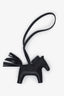 Hermès 2022 Black So Black Leather Rodeo PM Bag Charm