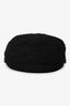 Pre-loved Chanel™ 2020 Black Tweed Beret Hat Size L