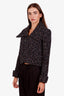 Pre-loved Chanel™ 2015 Cruise Black Multi Colour Zipper Fantasy Tweed Jacket Size 34