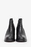 Christian Louboutin Black Leather 'Marchachroche' Heeled Boots Size 37.5