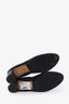 Pre-loved Chanel™ Black Leather Cap Toe Pumps Size 40.5