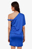Ralph Lauren Blue Asymmetric Sleeve Drop Waist Dress Size 6