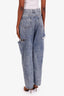 Maison Margiela Blue Acid Wash Cut Out Jeans Size 42