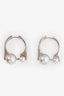 Christian Dior Silver Tone/Pearl 'New Look Tribales' Earrings