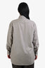 Erika Cavallini Grey Wool Patch Pocket Shirt Size 48