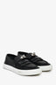 Hermès Black Leather Game Slip-On Sneakers Size 39.5