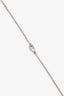 Hermès Silver Tone Black Swift O'Maillon Pendant Necklace