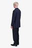 Etro Navy Blue Blazer Pants Suit Set Size 54 Mens