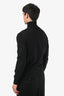 Moncler Black Cotton Turtleneck Sweater Size L Mens
