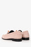 Hermès Pink Suede Leather 'Destin' Loafers Size 37