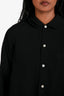 Comme des Garcons Black Distressed Ruffle Button-Up Shirt Size XS