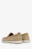 Christian Dior Beige Oblique Canvas Suede Granville Loafers Size 41.5 Mens