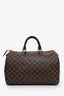 Louis Vuitton Damier Ebene Speedy 30 with Initial