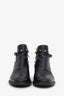 Valentino Black Leather Rockstud Ankle Boots Size 38.5
