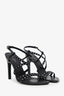 Louis Vuitton Black Monogram Citizen Strappy Sandal Size 38