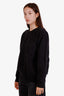 Burberry Black Logo-Appliquéd Sweatshirt Size S
