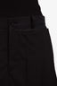Sacai Black Wool Cotton Pleated Mini Skort Size 4