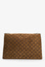Gucci Brown Suede GG Debossed Large Dionysus Shoulder Bag
