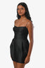 Amanda Uprichard Black Strapless Mini Dress Size S