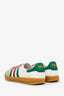 Gucci x Adidas White Gazelle Sneakers Size 45 Mens