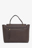 Celine Taupe Leather Mini Belt Bag With Strap