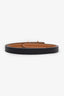 Hermès 2021 Black Swift/Gold Epsom Reversible Ancre Belt Size 70