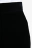 Saint Laurent Black Velvet Wide Leg Trousers Size 38
