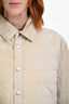 Brunello Cucinelli Light Beige Suede Light Jacket Size S